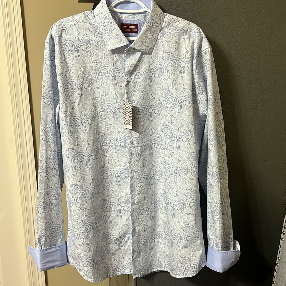 Consequence button down.